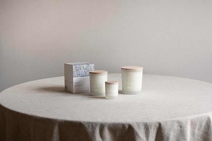 Skandinavisk SNÖ 'Snow' Scented Candle, Special Edition, Scent Notes: Frozen Forests and Frosted Berries, The Sharp Breath of Subzero Skies, Vegan Formula, 2.3 oz.