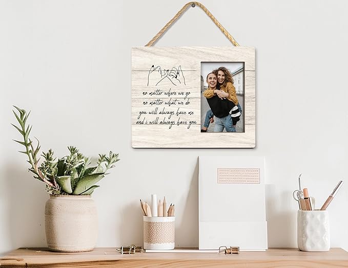 Orchroma Friends Picture Frame,Long Distance Friends Gifts,Soul Sister Photo Frame,Friendship Gifts for Women,8x10 Inch (Burlywood)