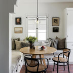 Botanist Crystal Dome Black Pendant Light,7" Crystal Modern Black Pendant Lights Kitchen Island, Hanging Crystals Dome Pendant, Farmhouse Kitchen Pendant Lighting Over Island,E12 Bulb Included