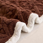 Plush Couch Cover for Pets Super Soft Sofa Covers for Cats & Dogs Washable Sofa SlipCover Furniture Couch Protector for Living Room(35" x 82", Brown)