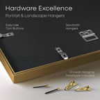 Homeforia 8x8 Picture Frames Bronze, High End Metal 8 x 8 Square Photo Frame with Mat 6 by 6, 8x8 Brass Frame Matted to 6x6 inch Print, 8by8 Wall or Tabletop Frames, Tempered Glass, Wall Kit, Set of 1