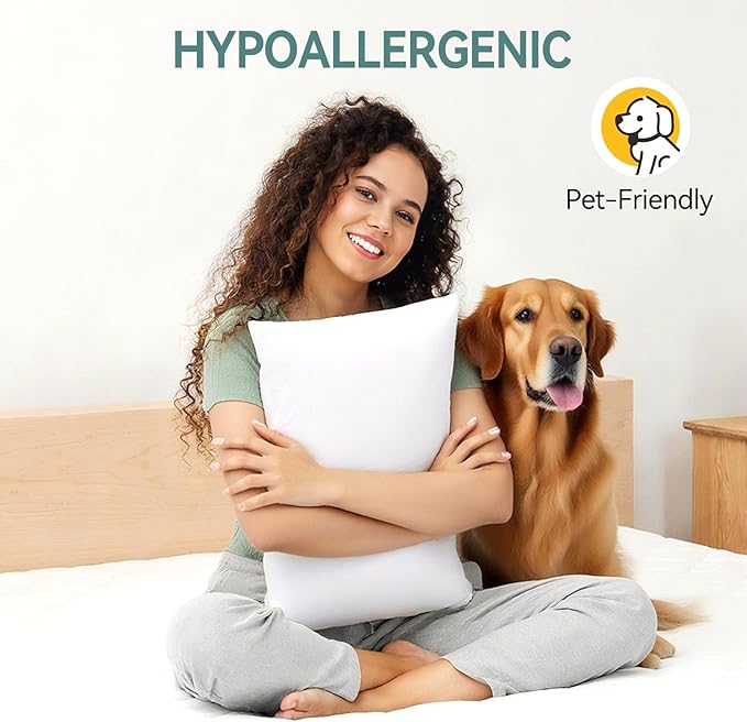 12 x 20 Pillow Inserts Lumbar Support Pillow Inserts Decorative Stuffer, Lightweight Soft Fillers for Sofa, Bed, and Home Décor, Decorative Pillows, Inserts & Covers