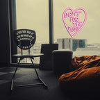 Do It For The Plot Neon Sign Dimmable Pink Words Neon Light for Wall Decor USB Led Heart Neon Light Sign for Bedroom Living Room Wedding Party Bar Neon Sign