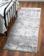 Keen Home Design Area Rugs - Non-Shedding, Thick Pile Abstract Rugs for Kitchen, Living Room, Bedroom, Dining Room, Entryway (Abstract Cream/Grey, 2'8" x 9'11")