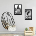 VCK Poster Frame 11x17 Set of 3, Wood Black Picture Frame, Wall Gallery Photo Frames, 3 Pack