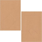 Juvale Brown Paper Frames - 4 x 6 in, 50 Pack, Classic - DIY Photo Frame Kit with Cardboard Easel Back for Tabletop Display & Bulk Craft Projects