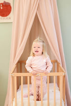 Nougat Kids Bed Canopy for Child Bedroom | Nursery Crib Hanging Curtain | Baby Mosquito Net Bedding for Girls Play Room Decoration | Reading Nook Canopies Toddler Dome Tent