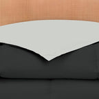 Modern Threads Down Alternative Reversible Comforter Black/Silver King