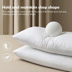 MIULEE Feather Pillow Insert 14x36, Decorative Down Feather Decorative Fluffy Throw Pillow Cotton Fabric for Living Room Sofa Bed