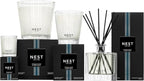 NEST New York Reed Diffuser, Ocean Mist & Sea Salt - 5.9 fl oz - Fragrance for Up to 90 Days - Reusable, Refillable Glass Holder - Includes 8 All-Natural Reed Sticks - Flame Free