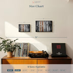 ElephantStock Ski Collection Wall Art - Horizontal Framed Canvas - 1-Piece Bathroom Wall Decor - Photography sports Canvas Print - Brown and Black Decor for Wall - 13" X 9"