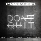 Don't Quit LED Neon Sign for Wall Decor, DO IT Neon Lights Party Decorations, USB Powered Switch Lighting Adjustable for Office, Gym, Man Cave, Gamer Room Decor