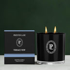 Preston Lane The Scented Candle, Luxury Candle with Vegan Soy Wax Blend, Terrace View, 7.5 Oz