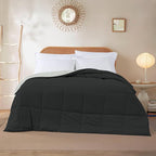 Modern Threads Down Alternative Reversible Comforter Black/Silver Queen