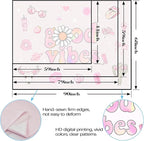 Lunerfex Y2K Tapestry Pink Wall Tapestry, Cute Tapestries for Bedroom Funny Tapestries Wall Hanging for Bedroom Living Room Decor Pink-1 44"x60"