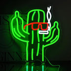 Cactus Neon Sign Led Neon Lights Neon Signs for Wall Decor Light Up Sign for Birthday Party Club Gift
