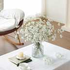 mizii 24 Pcs Babys Breath Artificial Flowers Bulk 25in Real Touch Faux Baby Breath White Flowers Fake Babies Breath Flower Decoration for Wedding Bouquet Flores Vase Tables Centerpieces Decor