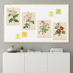 SIGNWIN Poster Bathroom Decor 8"x10", Wall Art Room Decor Multicolor for Living Room, Bedroom, Office Vintage Colorful Wildflower Variety Nature Wilderness Plant Art Floral Botanical