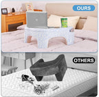 Reading and Gaming Pillow, Pillow Table with Premium Memory Foam Adjustable Comfort, Multi-Functional Lap Desk for Reading, Working, Playing, 23.6x10.2inch, Blue