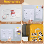 4Pack Magnetic Refrigerator Acrylic Picture Frames fit 3PCS Photos of Mini 2x3 Collage, Compatible with Fujifilm Instax Polaroid Mini for Home Office Fridge/Locker (Clear, 2x3*3 Picture)