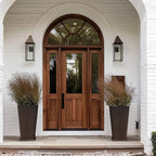 LA JOLIE MUSE Tall Outdoor Planters Set of 2, 20 inch Large Tapered Square Planters for Indoor/Outdoor Plants, Large Outdoor Flower Pots for Front Door, Patio and Deck