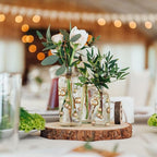 Brown Vase Filler | 150PCS Pearls Bead for Centerpieces Vases | 8/14/20 mm No Hole Beads, Fake Pearls for Wedding Birthday Theme Party Table Centerpieces Decor