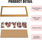 Gifts for Him/Her - Personalized Photo Frame with Love Design, Wall Mount or Tabletop Display, Romantic Gifts for Boyfriend Girlfriend Anniversary Birthday Valentine's