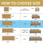 HAOMAIJIA Waterproof Couch Cover for Dogs Washable,Fuzzy Pet Couch Covers for Sofa,Thick Soft Dog Bed Cover Non-Slip Couch Covers for 3 Cushion Couch Sofa Pet Friendly (Off White, 35" x 74")