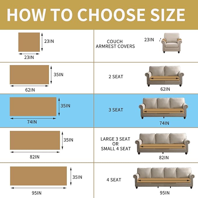 HAOMAIJIA Waterproof Couch Cover for Dogs Washable,Fuzzy Pet Couch Covers for Sofa,Thick Soft Dog Bed Cover Non-Slip Couch Covers for 3 Cushion Couch Sofa Pet Friendly (Off White, 35" x 74")