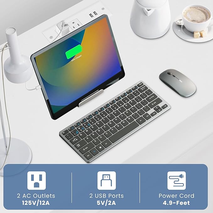 3 Wooden Drawers Nightstand, 27 Inch Wide Night Stand Set 2 with Charging Station and Adjustable Drawers, Small Dresser for Closet, Bedside Table for Living Room/Bedroom/Office, White.