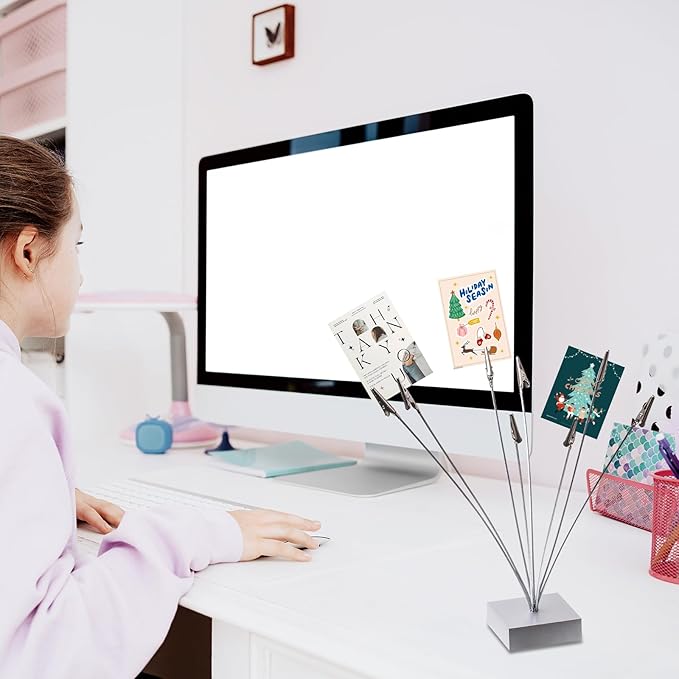 Cube Base 8-Branch Tree Style Memo/Card/Paper/Photo Holder Table Number Holder for Wedding Party