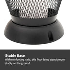 Patio Solar Light Flickering Flame Solar Lamps Hollow Out Waterproof Outdoor Lantern Metal Decorative Lights for Deck Porch Yard