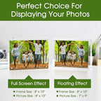 SYNTRIFIC 10 PACK Magnetic Picture Frame,8X10 Acrylic Frame Double Sided Picture Frame,20mm Thickness Magnetic Premium Acrylic Picture Frames Gifts Ideal