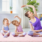 Pink Fluffy Rugs for Bedroom Girls: Area Rug 6x9 Pink Fuzzy Rug for Kids Room - Furry Rug Living Room Bedroom Decor