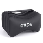 Inflatable Knee Pillow for Side Sleepers - Travel Knee Pillow - Leg Pillow for Side Sleeping - Hip, Back and Sciatica Pain Relief Pillow - Lightweight & Portable for Travel - Black