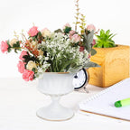 Vintage vase Iron urn Planter Decorative Table Front Porch urns House Plants Indoors Live urn Pot Outdoor Plant Pot Creative Flower Container Small Succulents Wrought Iron