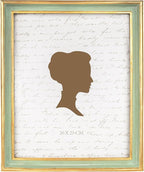 AELS 8x10 Inch Vintage Picture Frame, Elegant Antique Photo Frames with Glass Front, Photo Display, Tabletop Wall Hanging, Gift Ideas, Sage Green with Gold Trim
