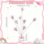 8-Branch Photo Tree Holder for Pictures, Gift Card Tree Holder to Hold Gift Cards, Picture Tree with 8 Clips for Memo Paper Desk Stand, Photo Display, Office Decor, Home Decor(Cherry Blossoms)