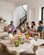 M&SENSE Large Soy Scented Candles Peony & Blush Sude, Non Toxic Natural Spring Candles 35oz 150 Hours Long Lasting Slow Burning, Unique Candle Gifts Cozy Room Decor for Women Men