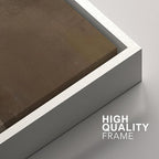 SIGNFORD Framed Canvas Print Wall Art Set Muted Earthy Abstract Landscape Illustrations Modern Art Decorative for Living Room, Bedroom, Office - 24"x36"x2 White