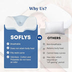 Cervical Pillow for Pain Relief Sleeping, Memory Foam Orthopedic Contour Neck Pillows for Bed with Breathable Pillowcase, Ergonomic Neck Support Pillows for Side, Back and Stomach Sleepers[Blue]