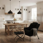 Cozy Lazy Chair and Ottoman, Large Contemporary Accent Lounge Chair Set, Leisure Upholstered Reading Armchair for Bedroom, Living Room, Dorm Rooms, Office