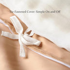 CUDDLE DREAMS Silk Filled Comforter for All Season, Detachable Tencel Duvet Cover for Easy Care, Naturally Breathable (Bronze, King)