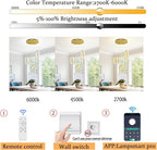 Dimmable Oval Pendant Light Modern LED Pendant Lights for Kitchen Island Adjustable Crystal Ring Chandelier for Dining Room Bedroom Living Room 3-Light Gold