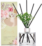 M&SENSE Reed Diffuser Set with 7 Sticks | 7.0oz Lily of The Valley & Cedarwood Scent, Flame Free Fragrance Diffuser for Guestroom Shelf, Long Lasting Floral Diffuser with Baby's Breath Flower Gifts