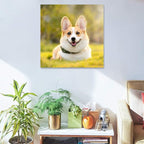 Personalized Photo to Canvas Print - Canvas Prints With Your Photos on Custom Wall Art for Bedroom, Living Room, Wedding Baby Pet Family Picture Framed Wall Art (8" W x 8" H)