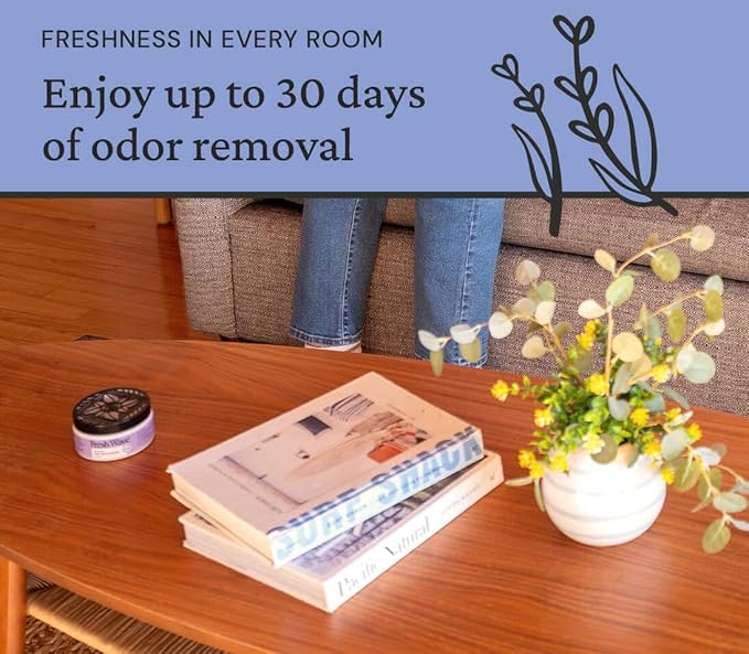 Fresh Wave Odor Removing Gel, Original 15 oz. & Lavender 7 oz.| Safer Odor Absorbers for Home | Natural Plant-Based Odor Eliminator | Every 7 oz. Lasts 15-30 Days | for Cooking, Trash & Pets