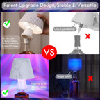 WILIT Wireless Bottle Lamp Shade, RGB Color Changing LED Night Light, Mood Lighting for Living Room, Bedroom Decor for Teen Girls Boys, Wine Bottle Lights, Gifts for Women, Bar Decor Accessories