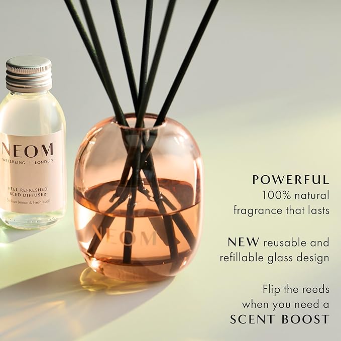 NEOM- Reed Diffuser (Reed Diffuser 100ml, Feel Refreshed)