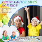 Bememo 100 Pcs Jesus Toys Original Design Mini Rubber Little Jesus Figurine to Hide and Seek Religious Party Favors Sunday School Craft Baptism Gifts for Easter Egg Stuffers(Blue)